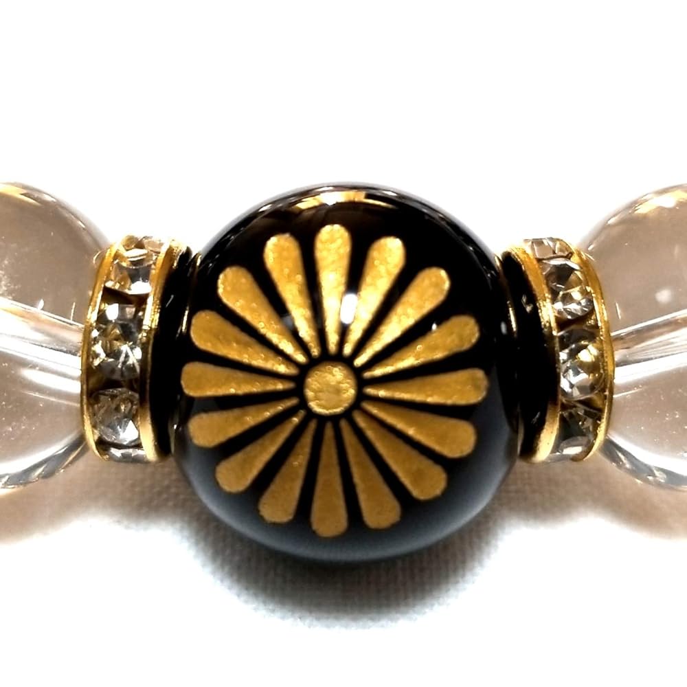 新元号【令和】【菊花紋】彫刻【柘植】１５ｍｍ【神代杉(じんだいすぎ】ブレスレット 新元号【令和】【菊花紋】彫刻【柘植】15mm【神代杉(じん